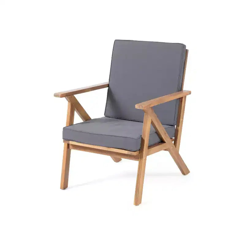 Ensemble de conversation en 8 pièces en bois d'acacia Panama avec table basse : Salon de jardin – Christopher Knight Home