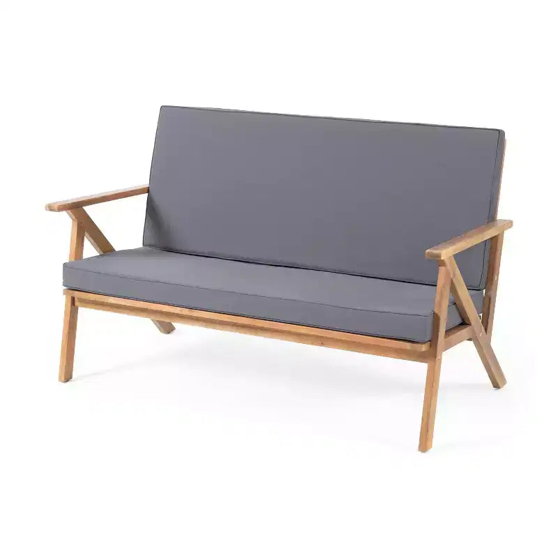 Ensemble de conversation en 8 pièces en bois d'acacia Panama avec table basse : Salon de jardin – Christopher Knight Home