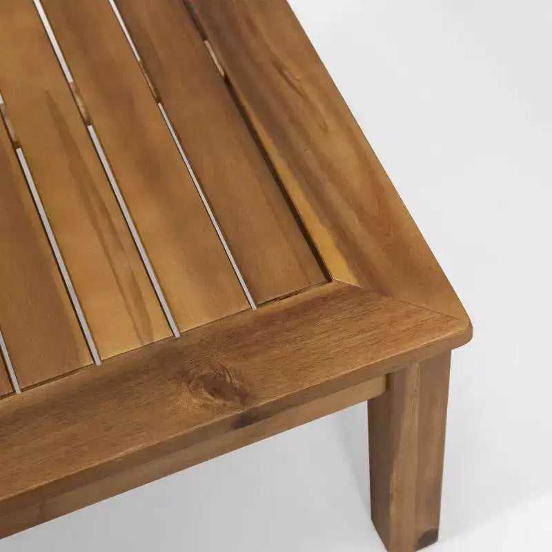 Laurel, ensemble de causeuses 2 pièces en bois d'acacia, teck/gris - Christopher Knight Home