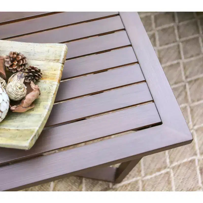 Canapé d'angle en osier 5 pièces Leisure Made Augusta avec tissu beige