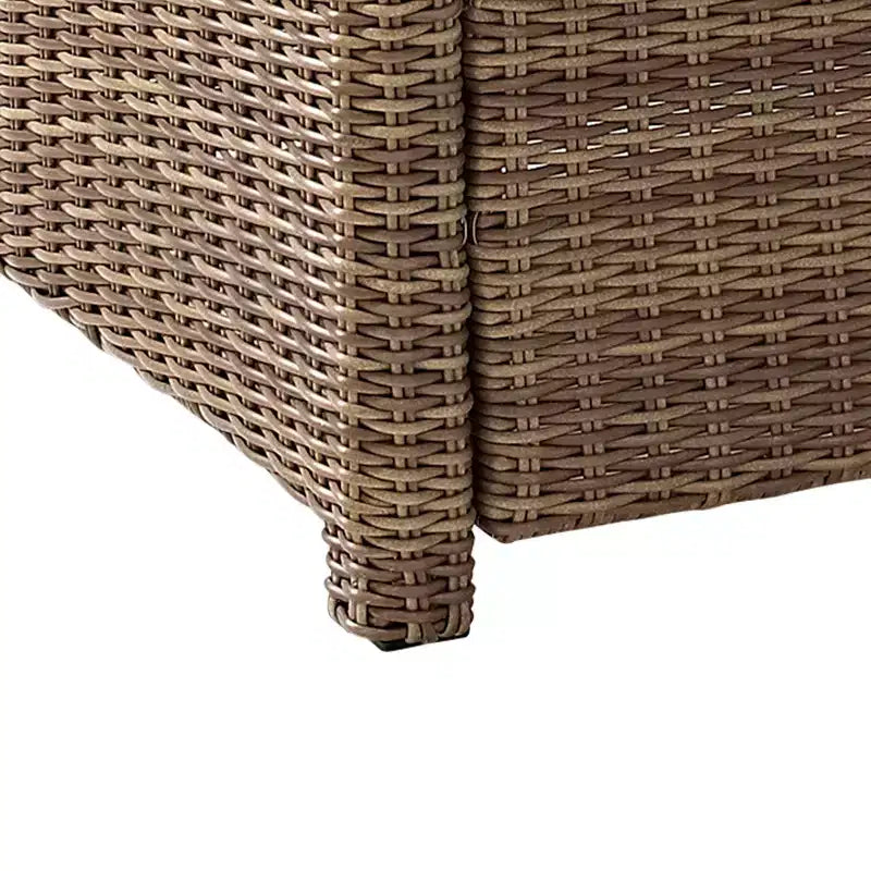 Ensemble 3 pièces Crosley pour foyer extérieur Bradenton en acier, Sangria/Marron vieilli
