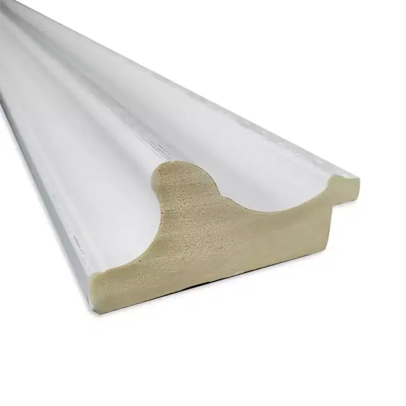 Miroir mural blanc de salon 81x81 cm, sans biseau - : Carré, Décor moderne, Cadre en polystyrène