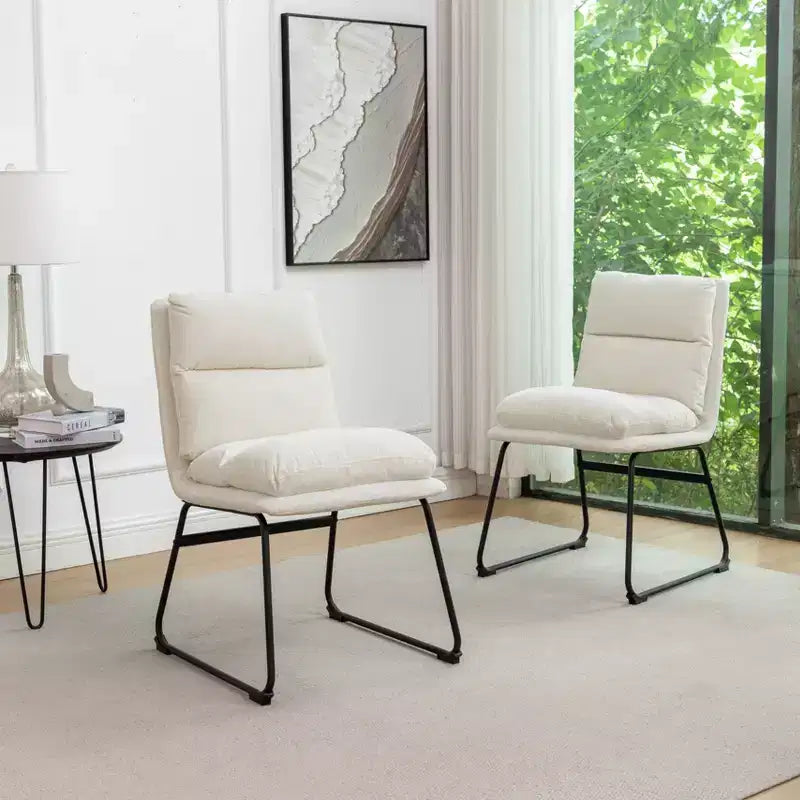 Ensemble de salle à manger rond Innes de Roundhill Furniture, table à manger avec piètement à tréteaux et 4 chaises élégantes, 5 pièces