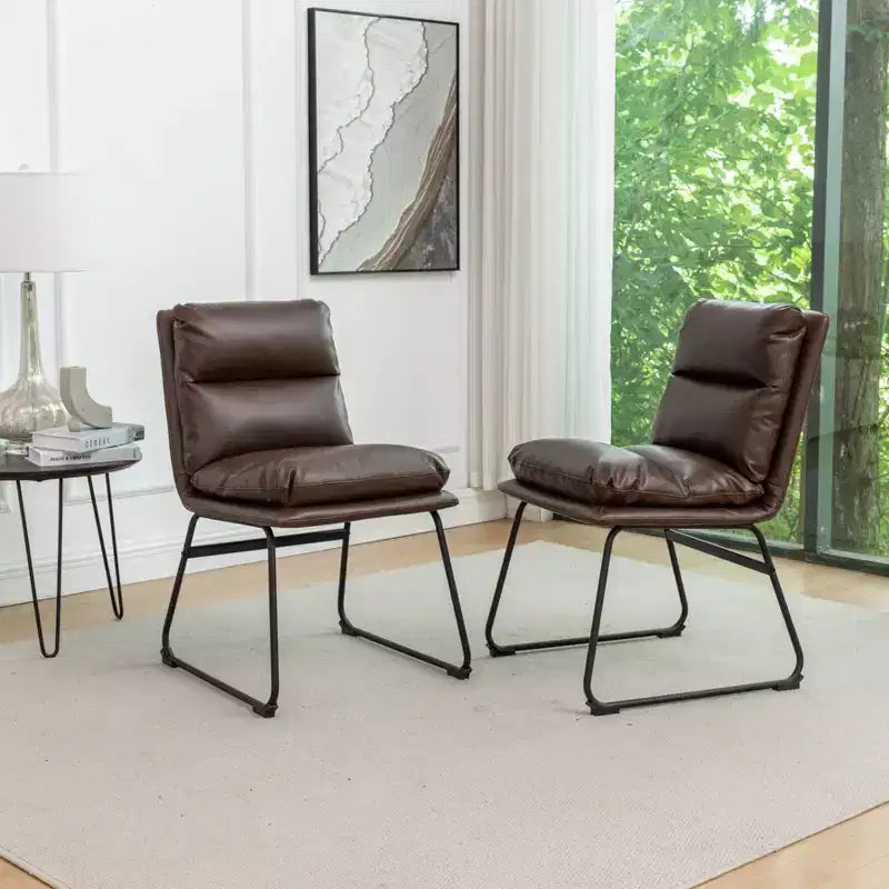 Ensemble de salle à manger rond Innes de Roundhill Furniture, table à manger avec piètement à tréteaux et 4 chaises élégantes, 5 pièces