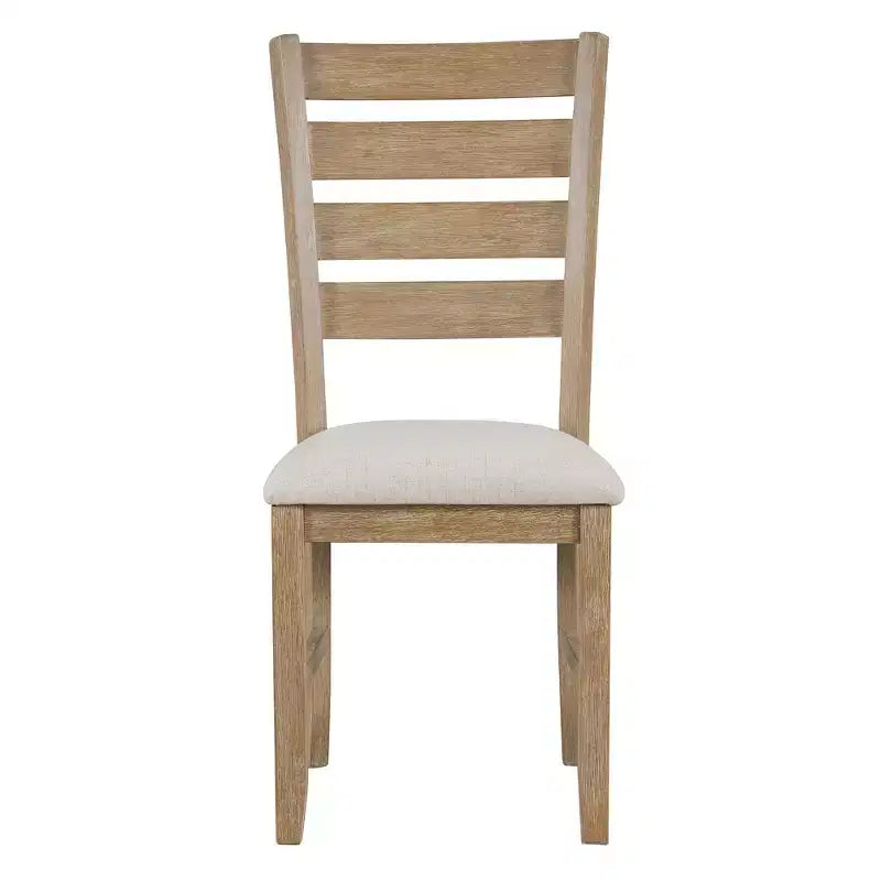Ensemble de salle à manger rustique Whisen 6 pièces en bois avec 4 chaises et un banc