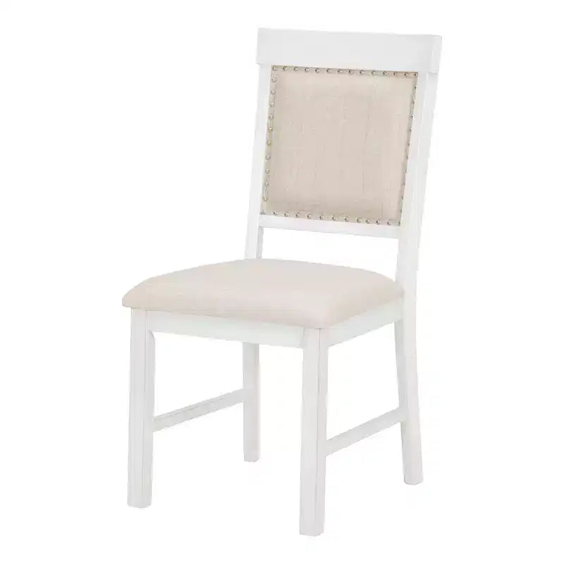 Ensemble de salle à manger extensible Whisen Retro 5 pièces avec rallonge de 16 pouces et 4 chaises rembourrées