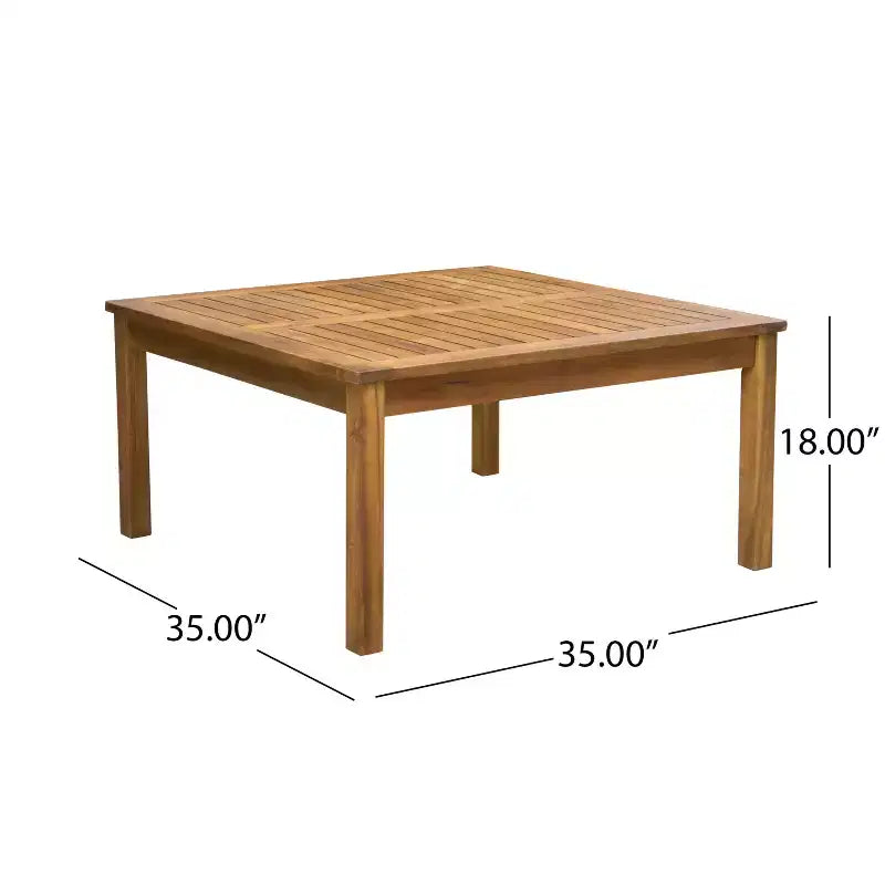 Christopher Knight Home Perla Ensemble de conversation de canapé sectionnel 5 places en bois d'acacia d'extérieur avec coussins résistants à l'eau