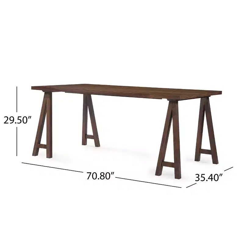 GDFStudio Alexis - Ensemble de salle à manger 7 pièces mi-moderne en tissu et bois d'hévéa rembourré