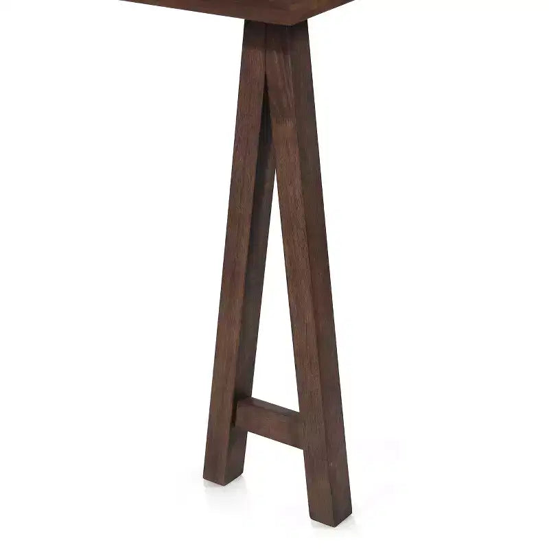GDFStudio Alexis - Ensemble de salle à manger 7 pièces mi-moderne en tissu et bois d'hévéa rembourré