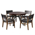 Christopher Knight Home Cassius 5 Piece Wood and Iron Dining Set
