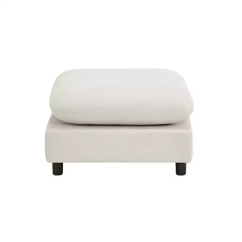Ensemble de canapé modulaire capitonné moderne 5 pièces Christopher Knight Home Acker, blanc