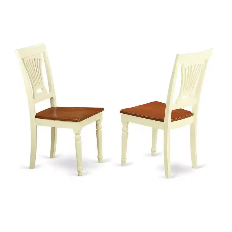 HomeStock Coin Cuisine Table Ronde avec 2 Chaises Style Moderne