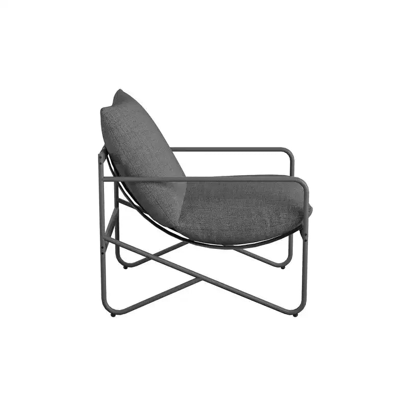 Ensemble Novogratz Wrenn 3 pièces avec siège en toile et coussin