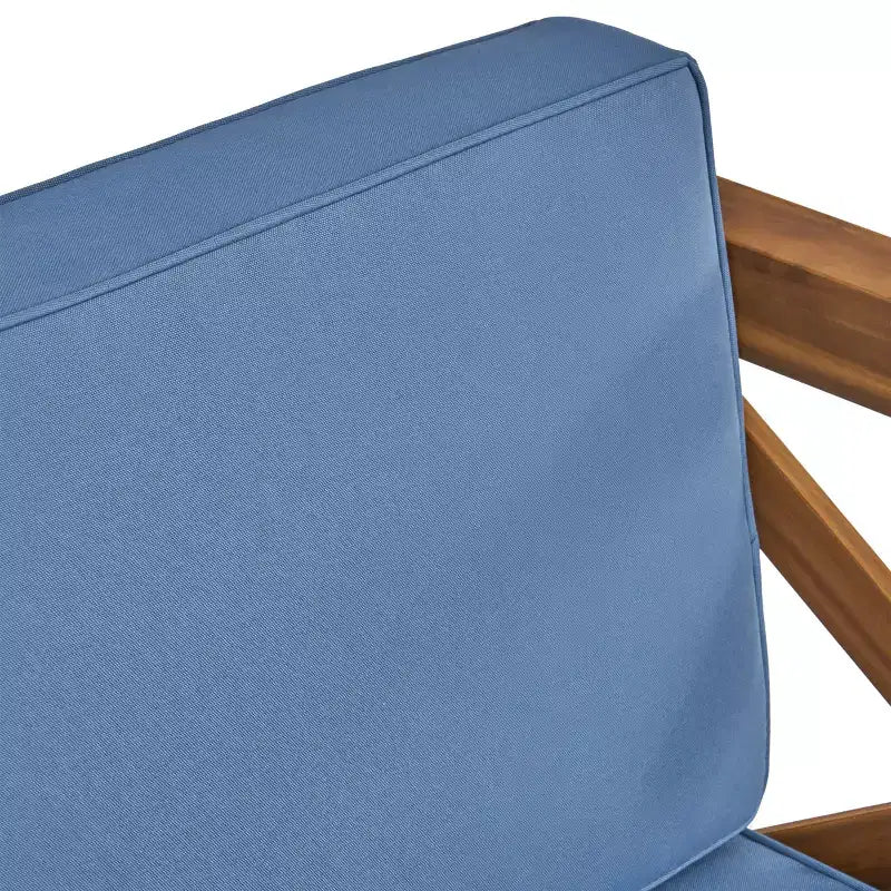 Christopher Knight Home Brava Ensemble de conversation d'extérieur 4 places en bois d'acacia avec coussins