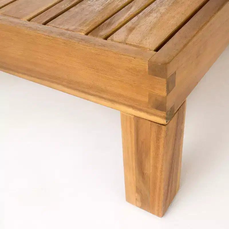 Christopher Knight Home Brava Ensemble de conversation d'extérieur 4 places en bois d'acacia avec coussins