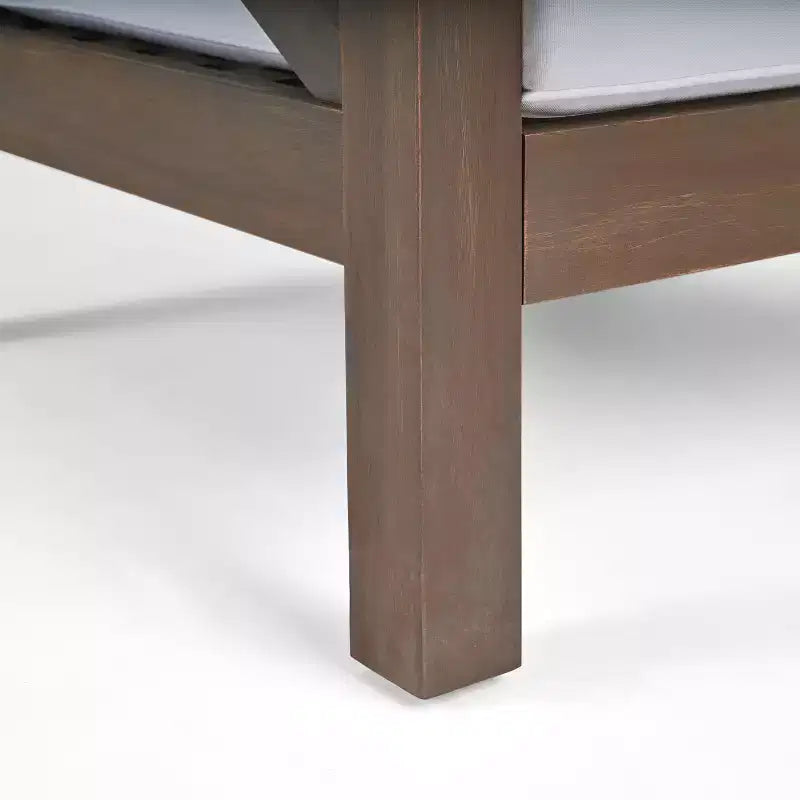 Christopher Knight Home Brava Ensemble de conversation d'extérieur 4 places en bois d'acacia avec coussins