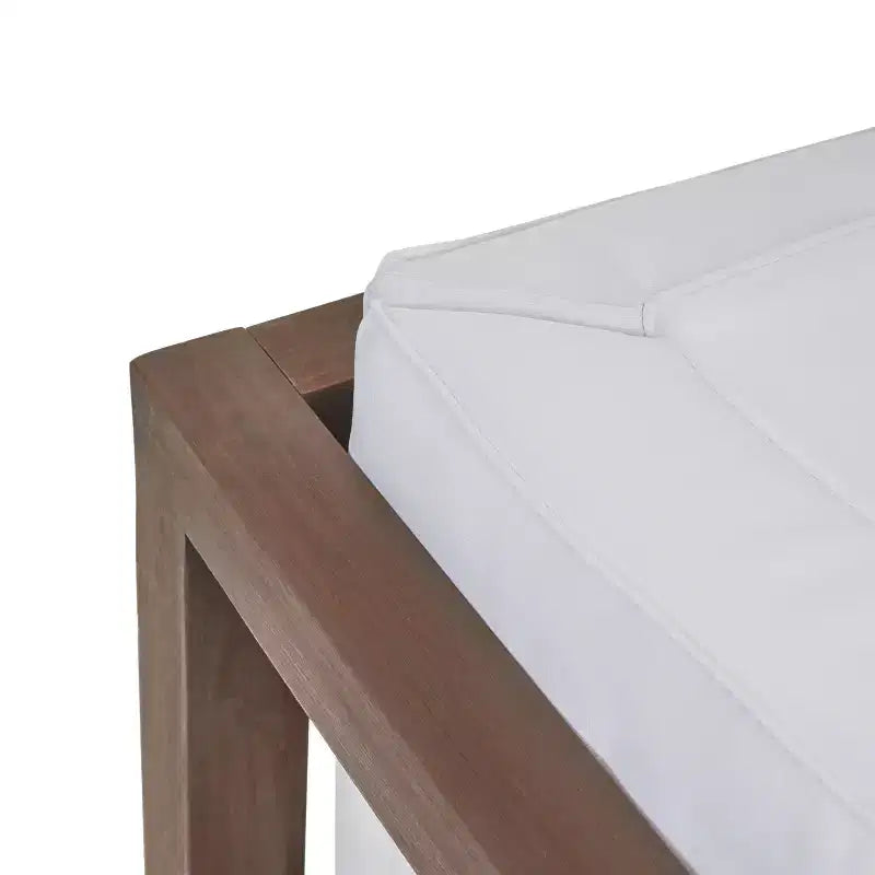 Christopher Knight Home Brava Ensemble de conversation d'extérieur 4 places en bois d'acacia avec coussins