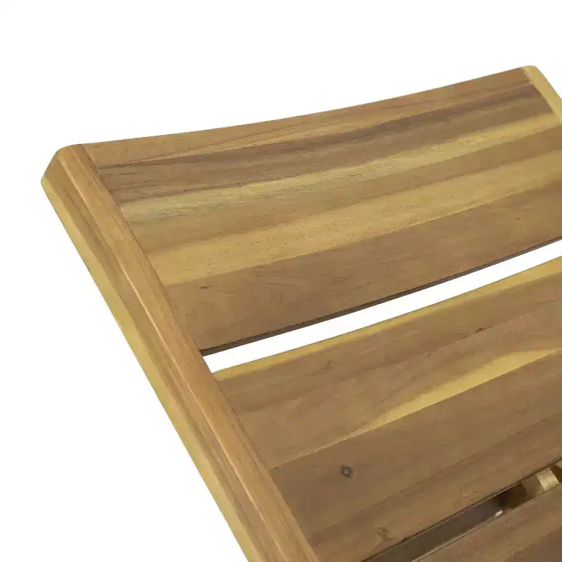 GDFStudio Karyme Ensemble causeuse 3 pièces en bois d'acacia d'extérieur, teck