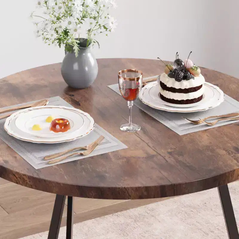 GustoWave - Ensemble table à manger et 2 chaises