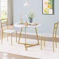 GustoWave 3-Piece Dining Table Set, 2 Chairs