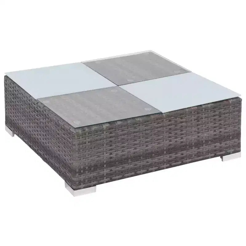 vidaXL Ensemble de canapés gris et gris foncé