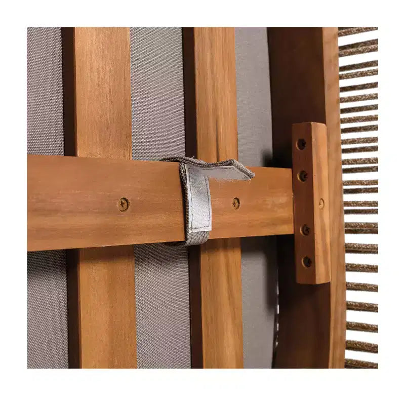 Christopher Knight Home Krizzix Ensemble de 3 pièces de mobilier d'extérieur bohème en bois d'acacia et corde tressée avec coussins