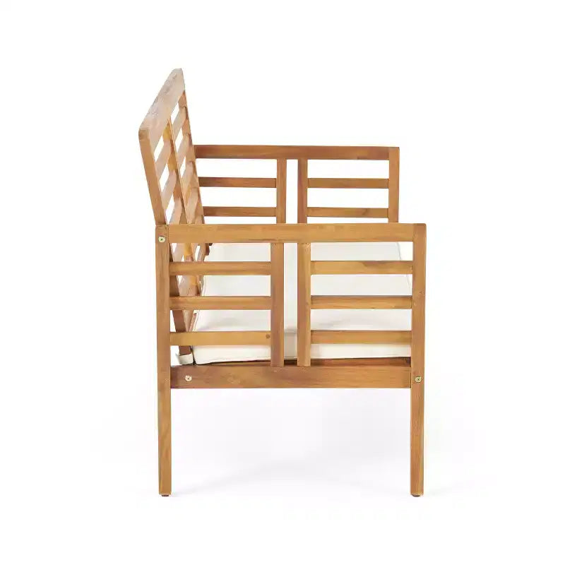 Christopher Knight Home Caydon Salon de jardin 8 places en bois d'acacia avec coussins