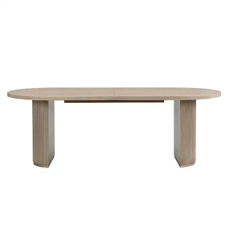 Ensemble de salle à manger rustique 7 pièces Christopher Knight Home Preyta en bois d'hévéa et tissu avec table ovale à double piedestal