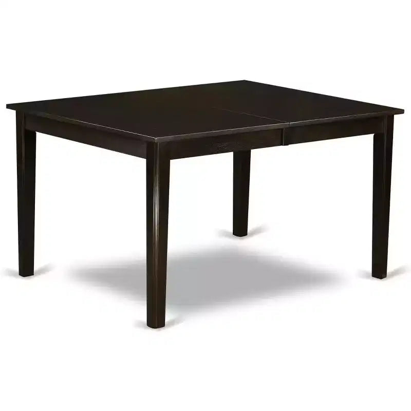 Ensemble de salle à manger HomeStock Belmont - Table avec rallonge et chaises de salle à manger, Cappuccino