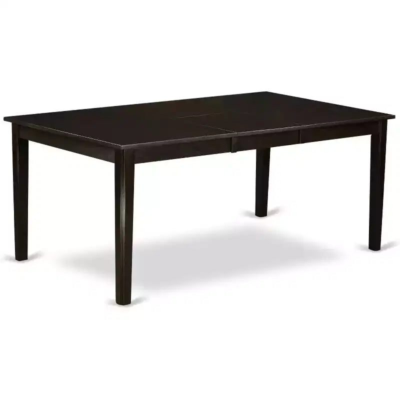 Ensemble de salle à manger HomeStock Belmont - Table avec rallonge et chaises de salle à manger, Cappuccino