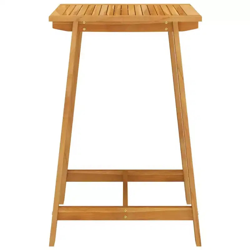 vidaXL Ensemble de bar d'extérieur Bois d'acacia massif Naturel Résistance moyenne