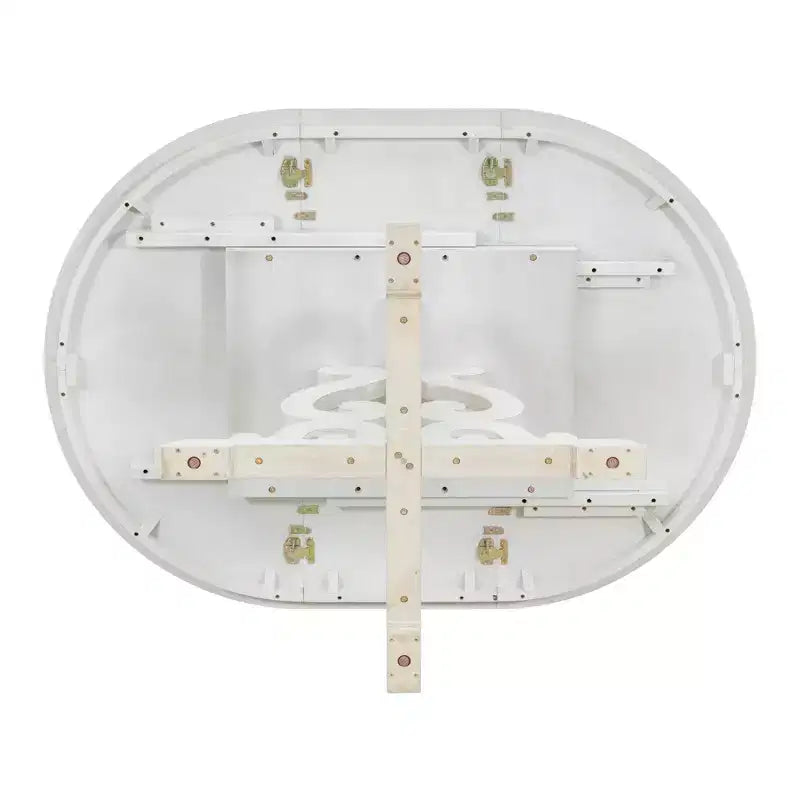 Ensemble de salle à manger rétro 5 pièces avec table extensible et 4 chaises rembourrées, rallonge de 40 cm, idéal pour la cuisine et la salle à manger