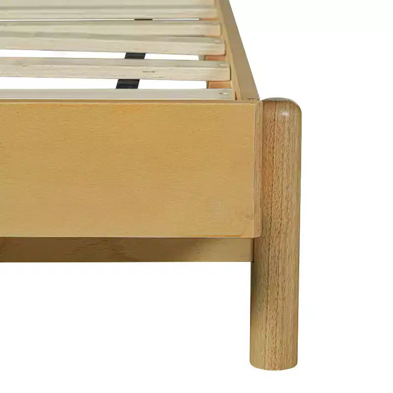 Christopher Knight Home Eliana Lit Plateforme en Bois 3 Pièces Style Mid-Century Moderne avec Tête de Lit et Tables de Chevet