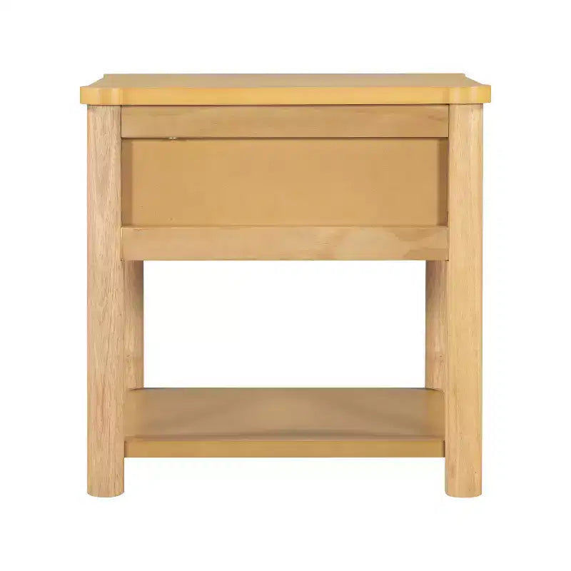 Christopher Knight Home Eliana Lit Plateforme en Bois 3 Pièces Style Mid-Century Moderne avec Tête de Lit et Tables de Chevet