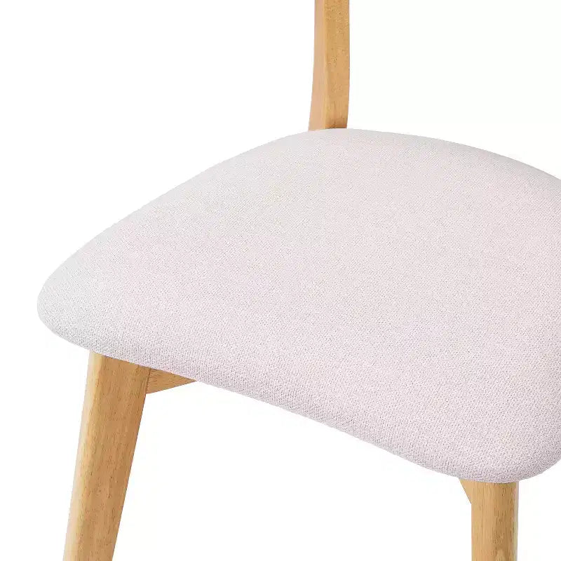 Christopher Knight Home Adrian Ensemble de salle à manger 5 pièces en bois de style moderne du milieu du siècle avec chaises rembourrées