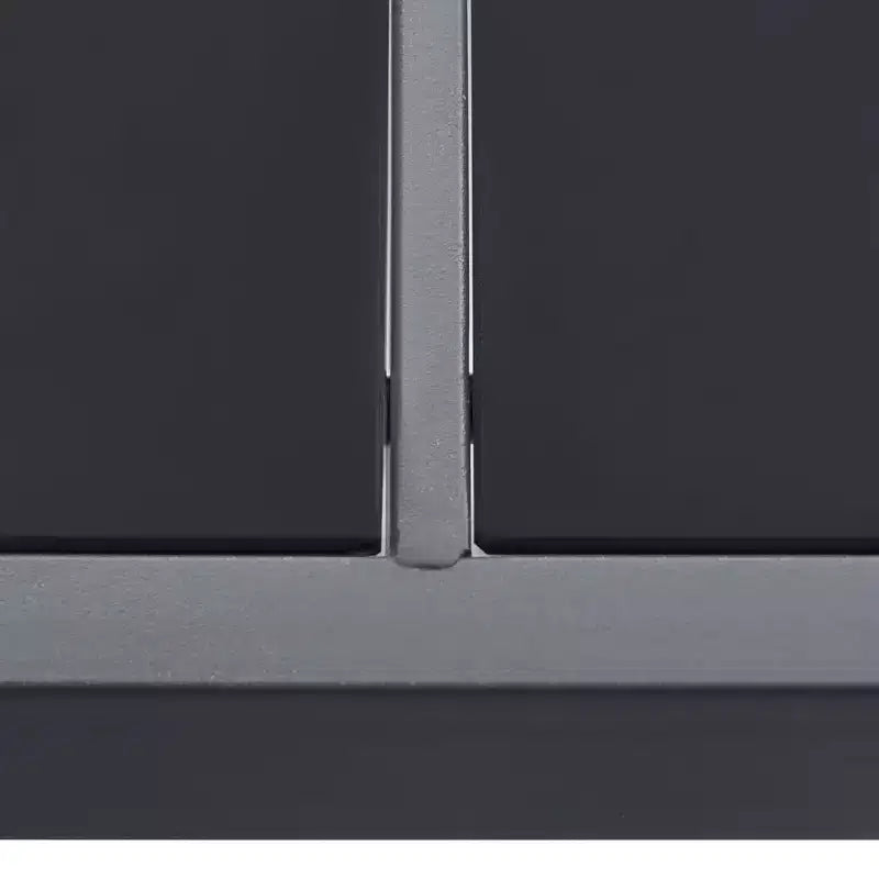 vidaXL Ensemble repas d'extérieur anthracite, noir