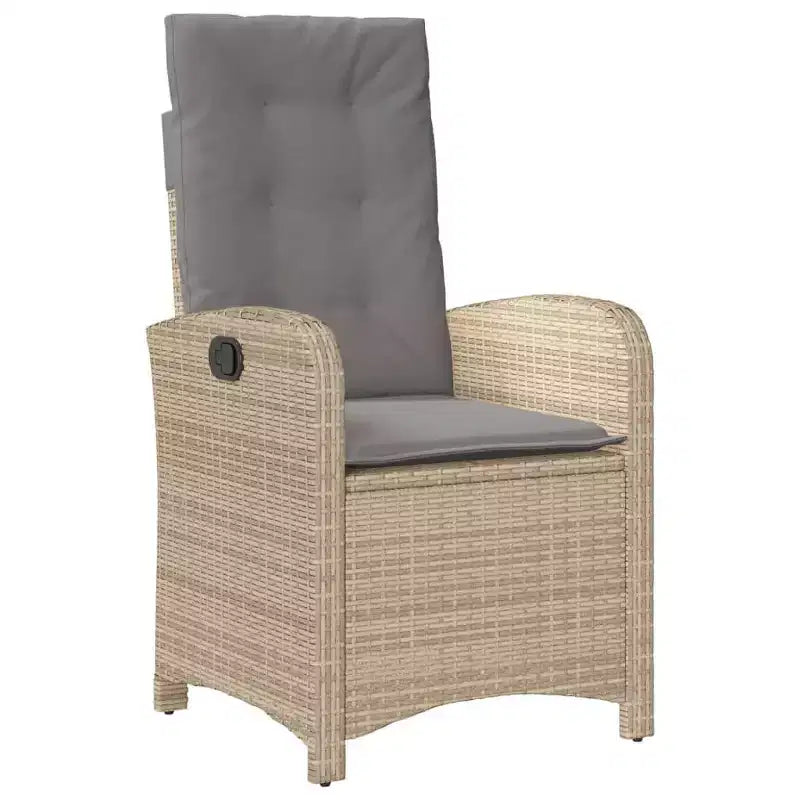 vidaXL Ensemble de salle à manger Gris, Marron, Bleu marine