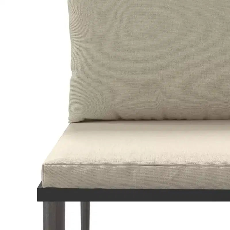 vidaXL Salon de jardin d'extérieur avec coussins en résine tressée gris