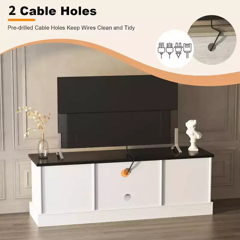 Meuble TV : Là où le divertissement moderne rencontre la chaleur rustique
