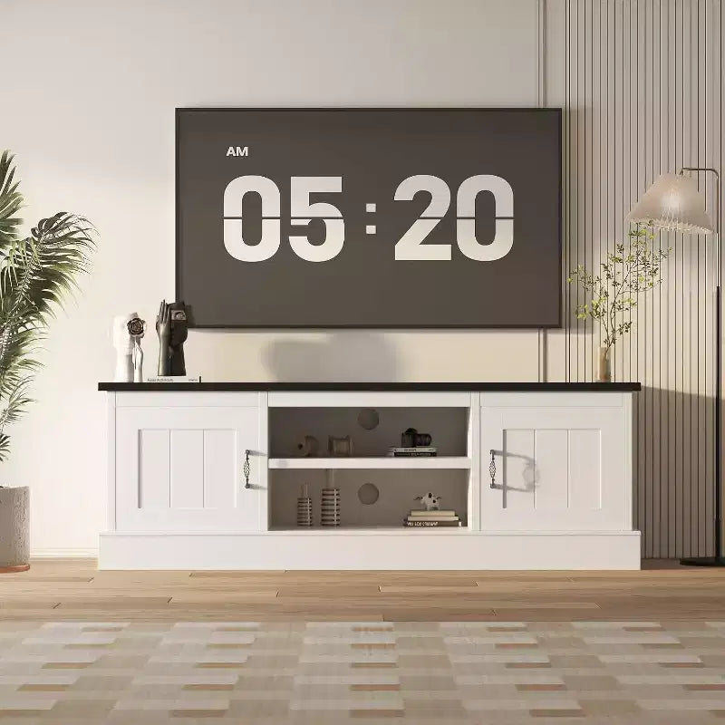 Meuble TV : Là où le divertissement moderne rencontre la chaleur rustique