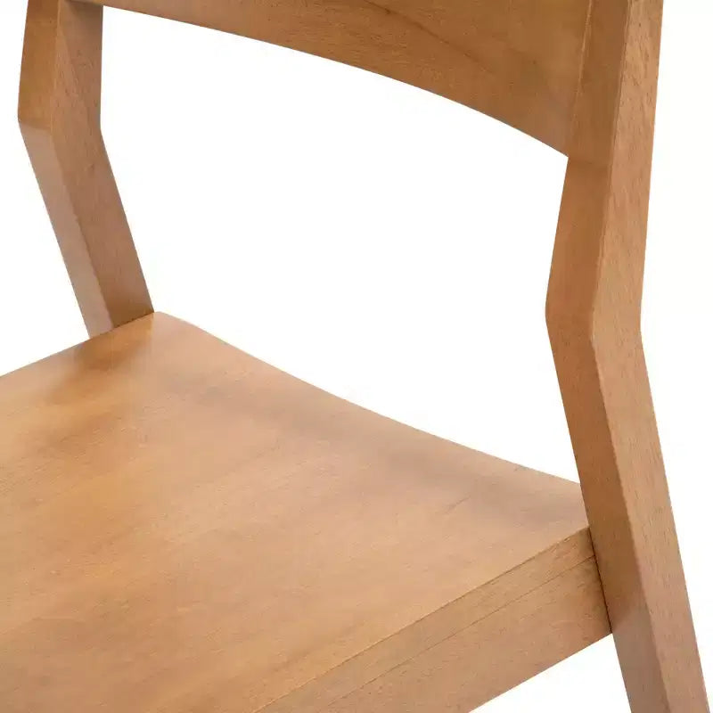 Table haute de comptoir moderne Plank and Beam + 2 chaises de comptoir modernes (paquet de 2)