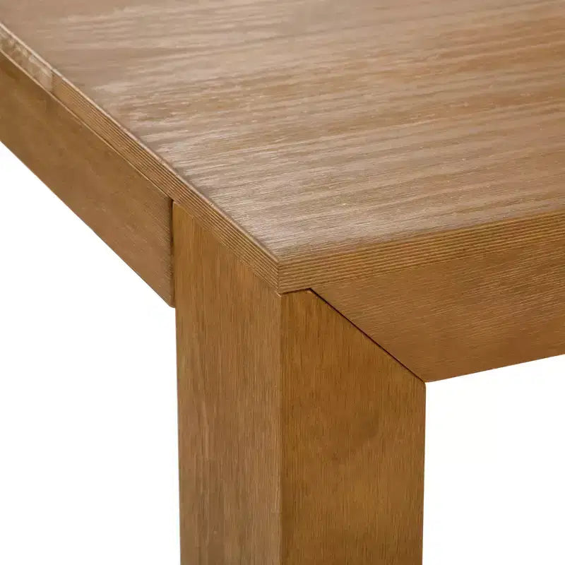 Table haute de comptoir moderne Plank and Beam + 2 chaises de comptoir modernes (paquet de 2)