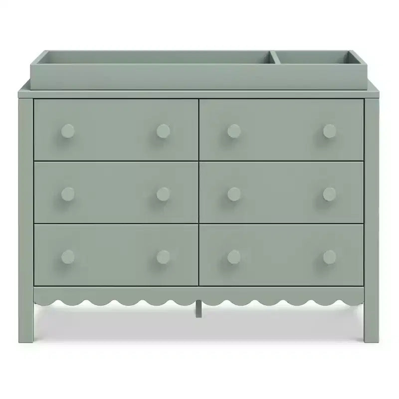 Commode à 6 tiroirs Scallop