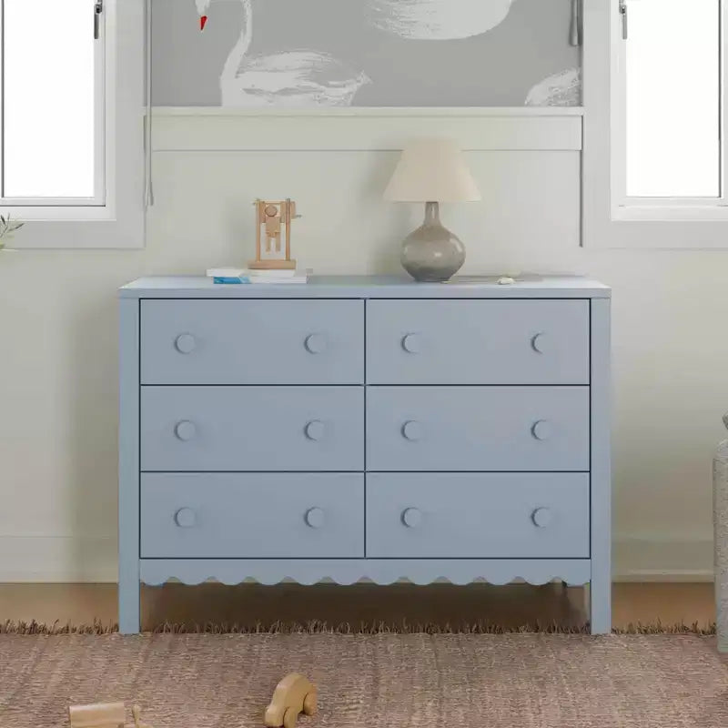 Commode à 6 tiroirs Scallop