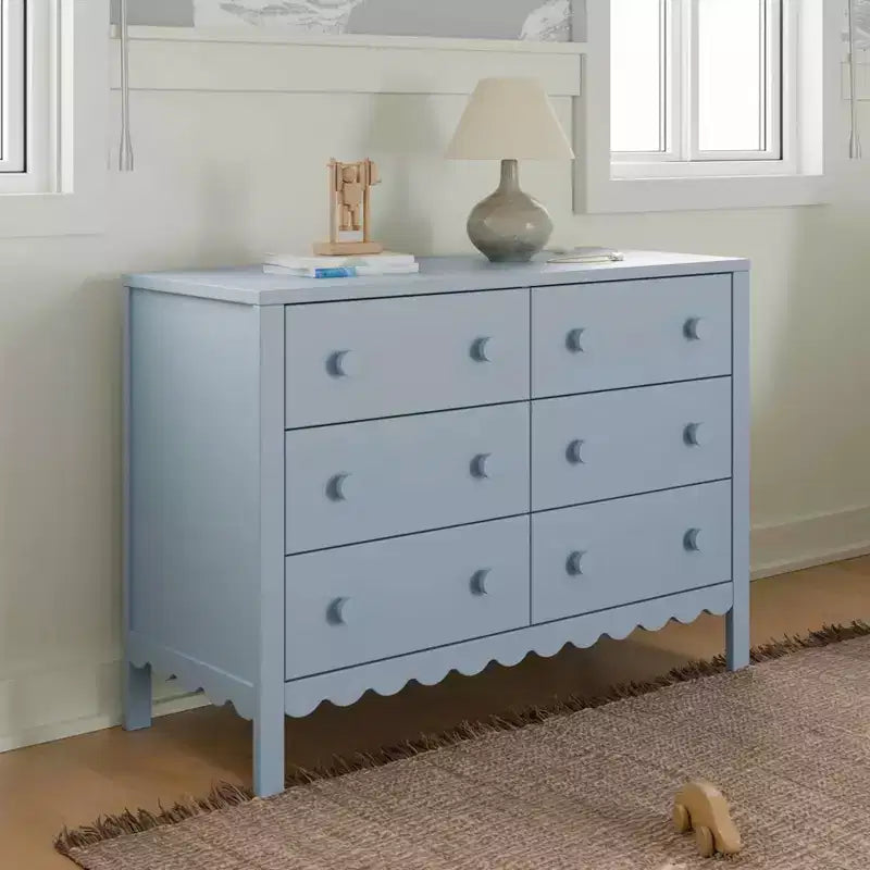 Commode à 6 tiroirs Scallop