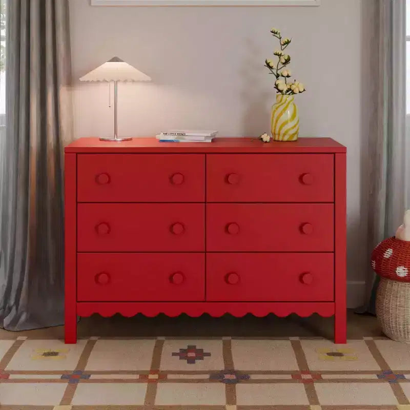 Commode à 6 tiroirs Scallop