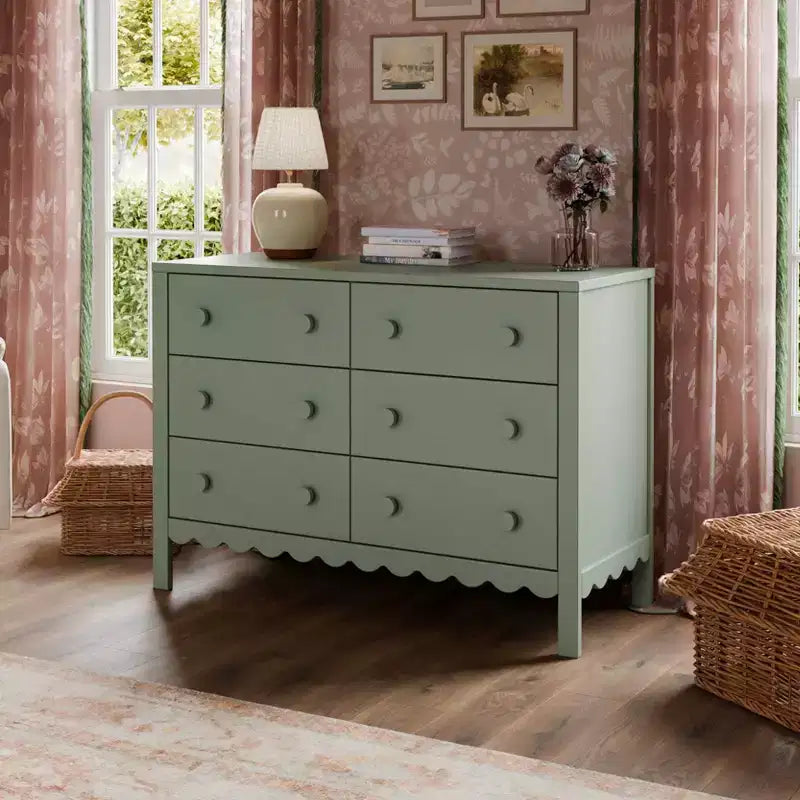 Commode à 6 tiroirs Scallop