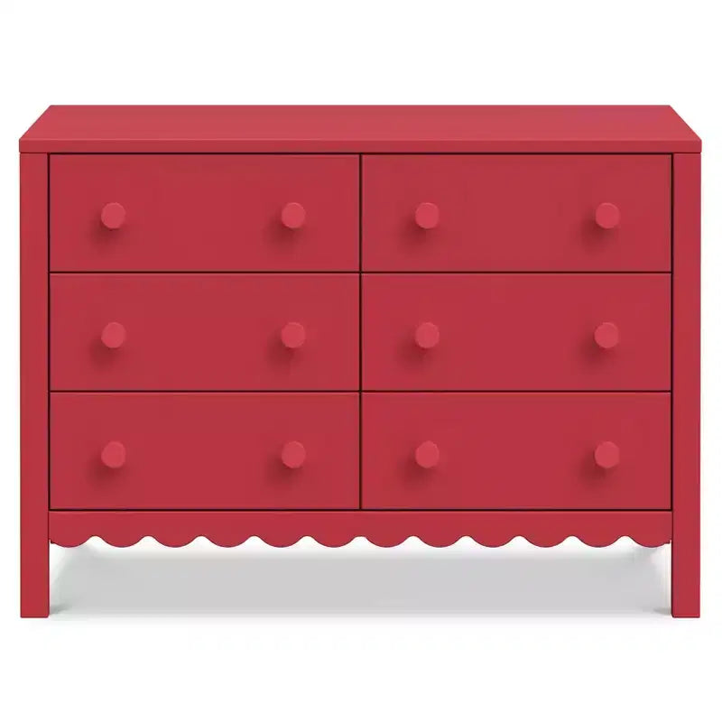 Commode à 6 tiroirs Scallop