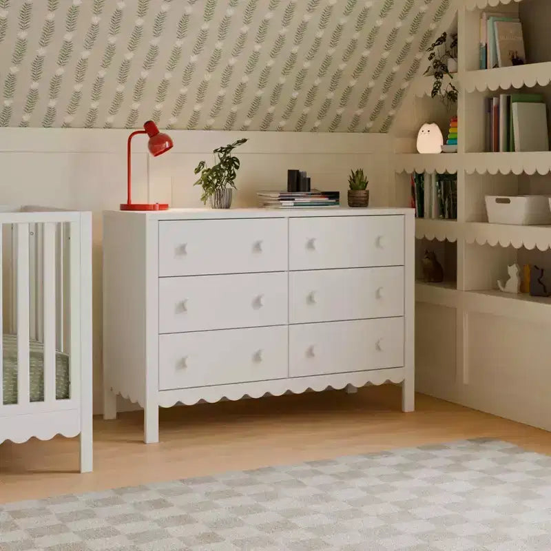 Commode à 6 tiroirs Scallop