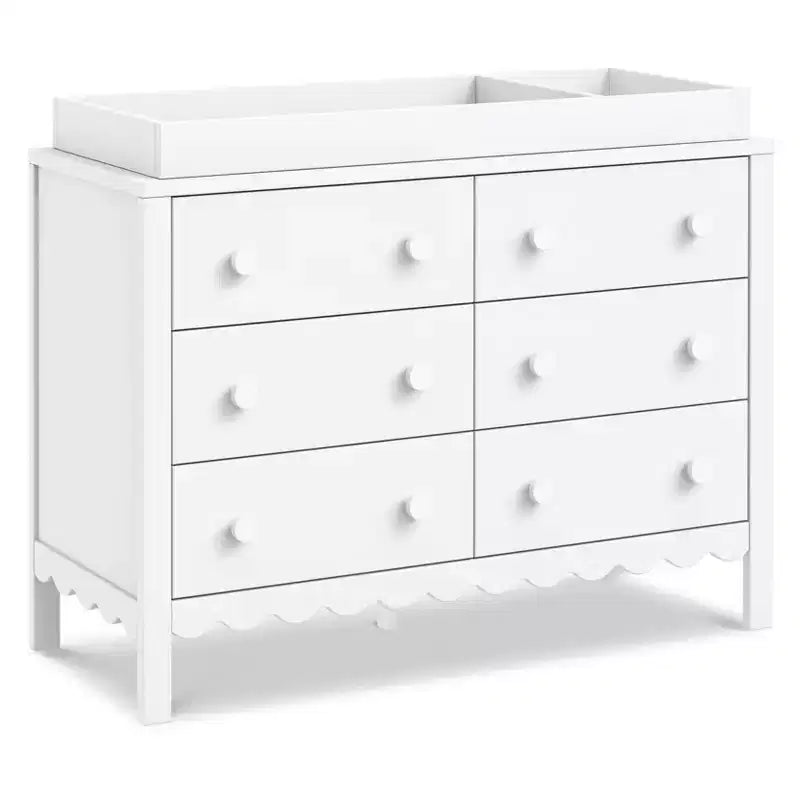 Commode à 6 tiroirs Scallop
